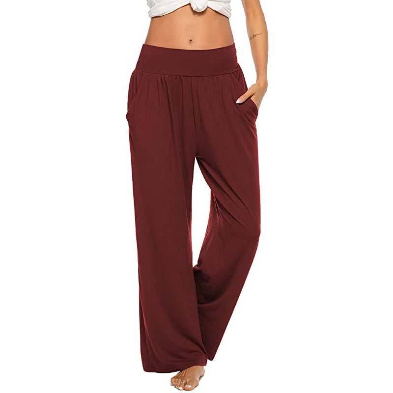 ZJCT Womens Yoga Sweatpants Comfy Loose Casual Wide Leg Lounge Joggers Pants with Pockets Sports Outdoors