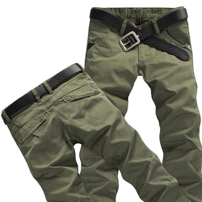 Men Military Style Cargo Pants Men Four Seasons Slim Fit Breathable Male Trousers Men Joggers Cotton Straight Casual Pants