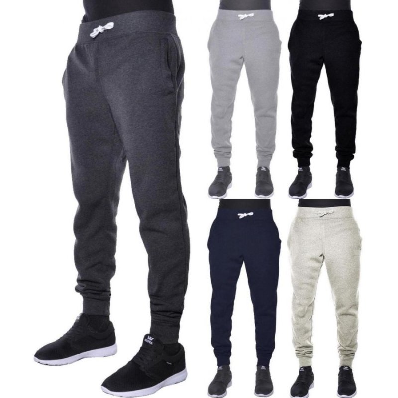 Men Cotton Jogger Gyms Pants Spring Autumn Male Casual Elastic Fitness Baggy Trousers Mens Fleece Warm Winter Sweatpants