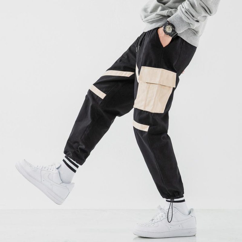 Streetwear Hip Hop Men Cargo Pants Big Pocket Mens Harem Pants Casual Trousers Male Joggers Pants Big Size Sweatpants 5XL